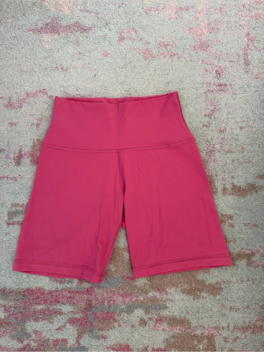 Aritzia Pink High-Rise Bike Shorts